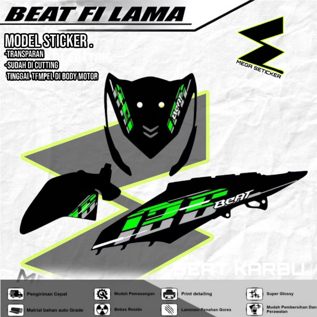 Striping Beat BEAT FI 2012-2015 Lis VIETNAM