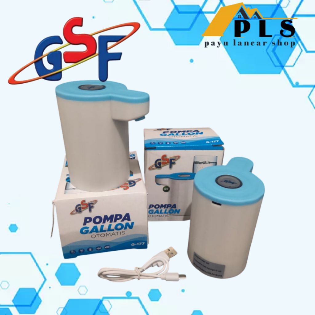 POMPA GALON ELEKTRIK GSF G-177, POMPA AIR GALON GSF 177, USB type C