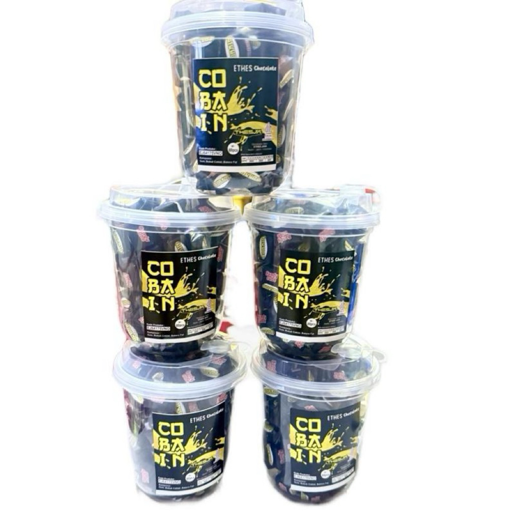 

ETHES COKLAT COBAIN ISI 80pcs FULL KACANG