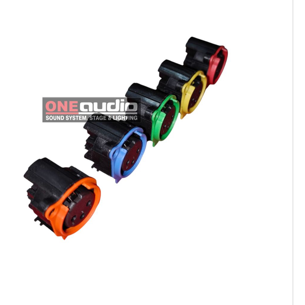 Soket Canon Female Chasis XLR Warna