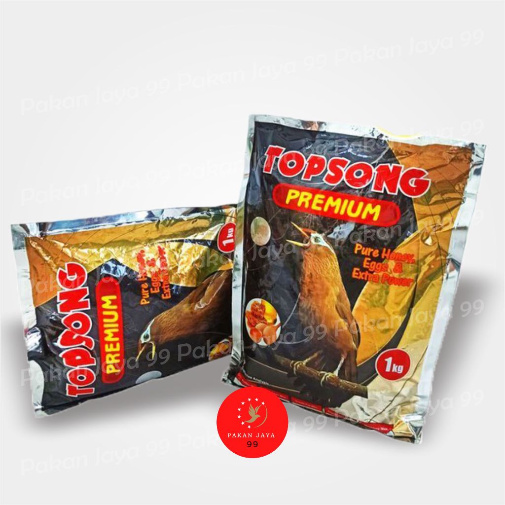 Ready Topsong Premium 1 Kg Voer Topsong Pakan Burung Wambi Hwa Mei Murai Cendet Protein Tinggi