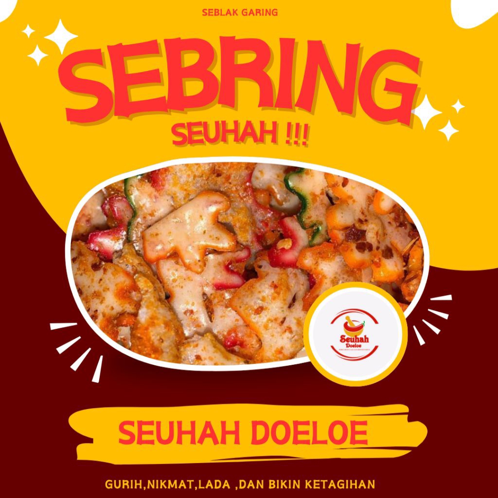 

(COD)SEUHAH DOELOE – KERIPIK LOBI-LIBI PEDAS GURIH NAGIH!