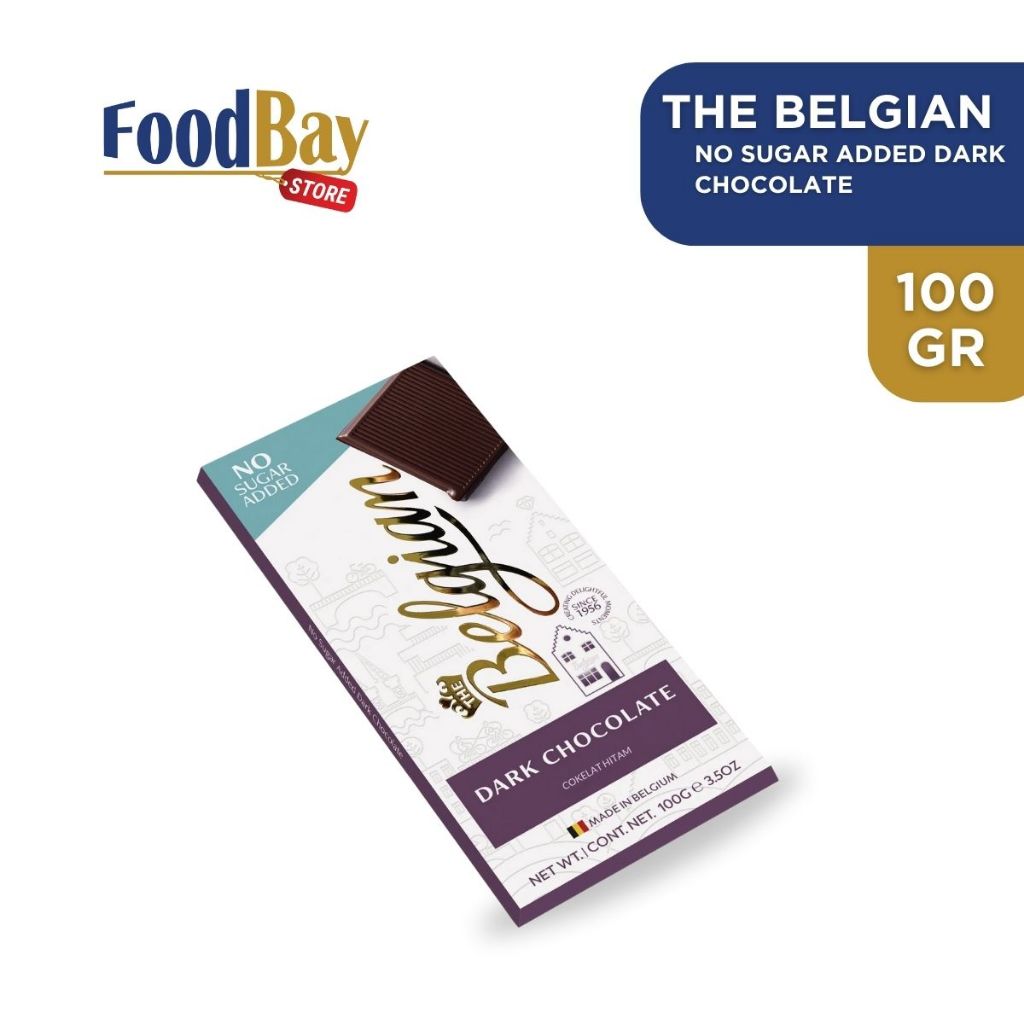 

RB The Belgian Chocolate No Sugar Added Dark Chocolate, Chocolate With Almond, Milk Chocolate 100 Gr