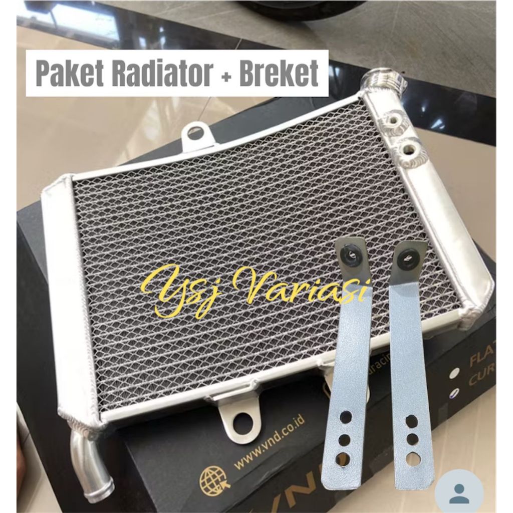PAKET MURAH RADIATOR ALMU NINJA R NINJA RR GAMBOT CURVE VND PLUS BREKET  RADIATOR NINJA 150 R RADIAT
