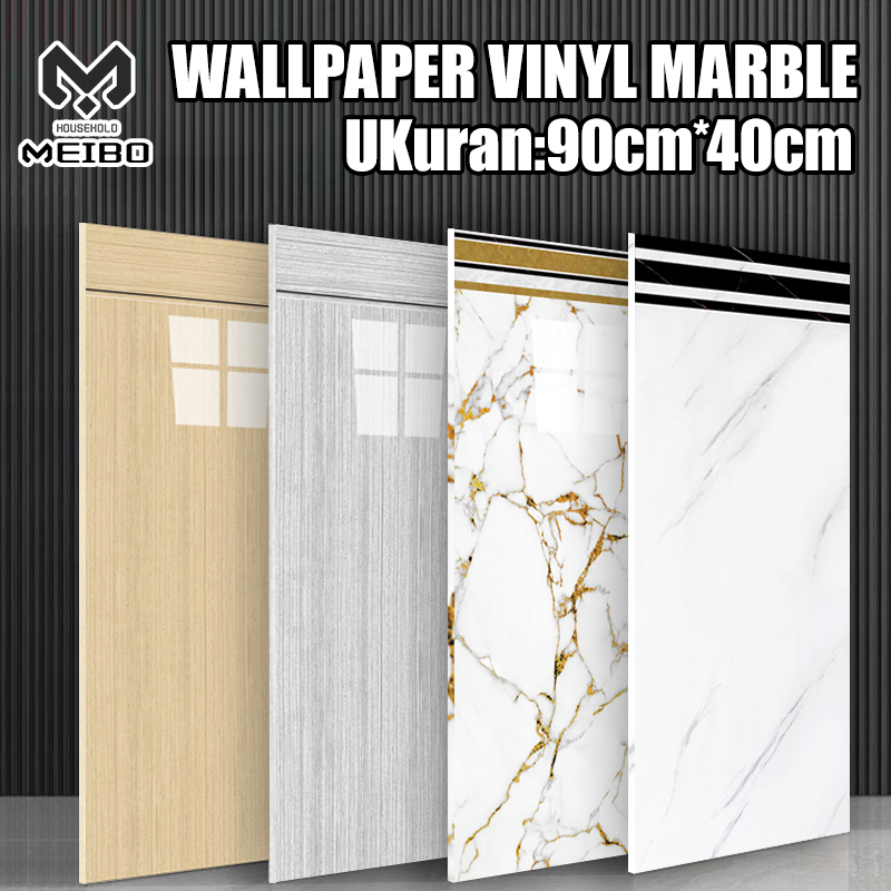 Wallpaper Dinding Marmer VINYL40 X 90cm Lantai Vinyl Marbel Granit / Wallpaper Dinding VINYL Marble 