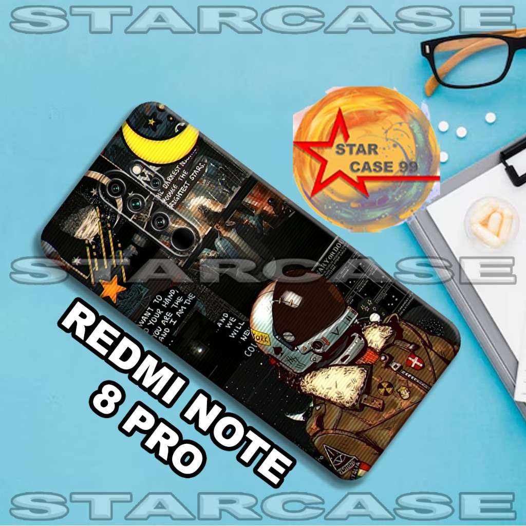 Softcase karet redmi note 8 pro/S18/Motif /case redmi note 8 pro/casing redmi note 8 pro