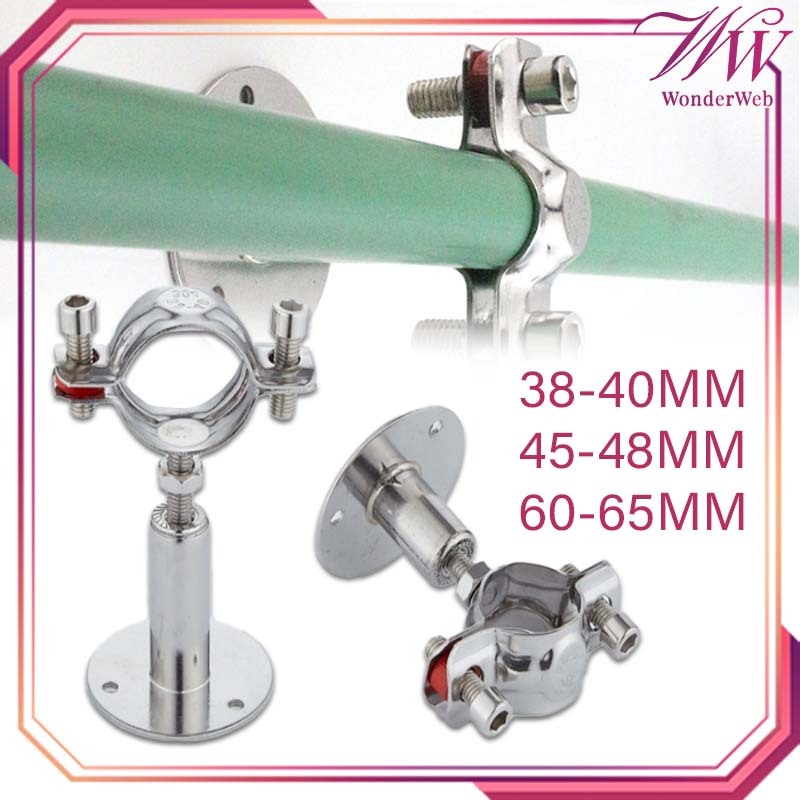 Clamp Pipa 304 Stainless Steel Klem Pipa Breket Dudukan Adjustable Clamp Pipa Holder Klem Gantung Pi