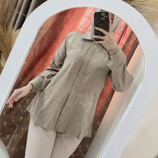 Aryani Blouse - Atasan Wanita Lengan Panjang