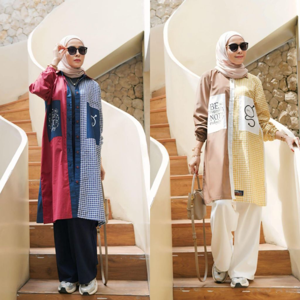 tunik gyl 2in1 original premium