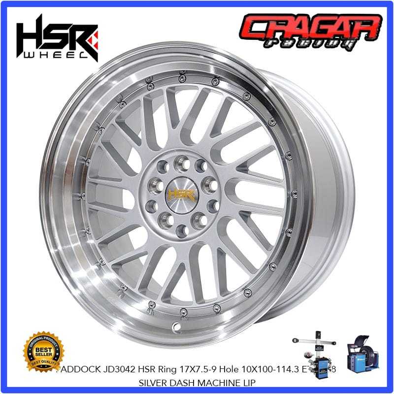 Velg Mobil Altis Sienta Wish Vw Polo Dll - Hsr Wheel Paddock R17 Model Celong