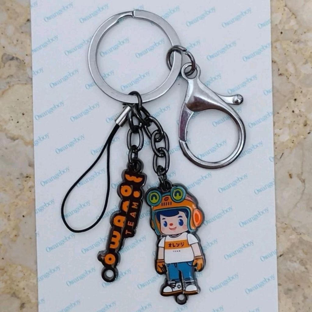 Gantungan Kunci / Bagcharm Owangeboy Owange Boy Keychain