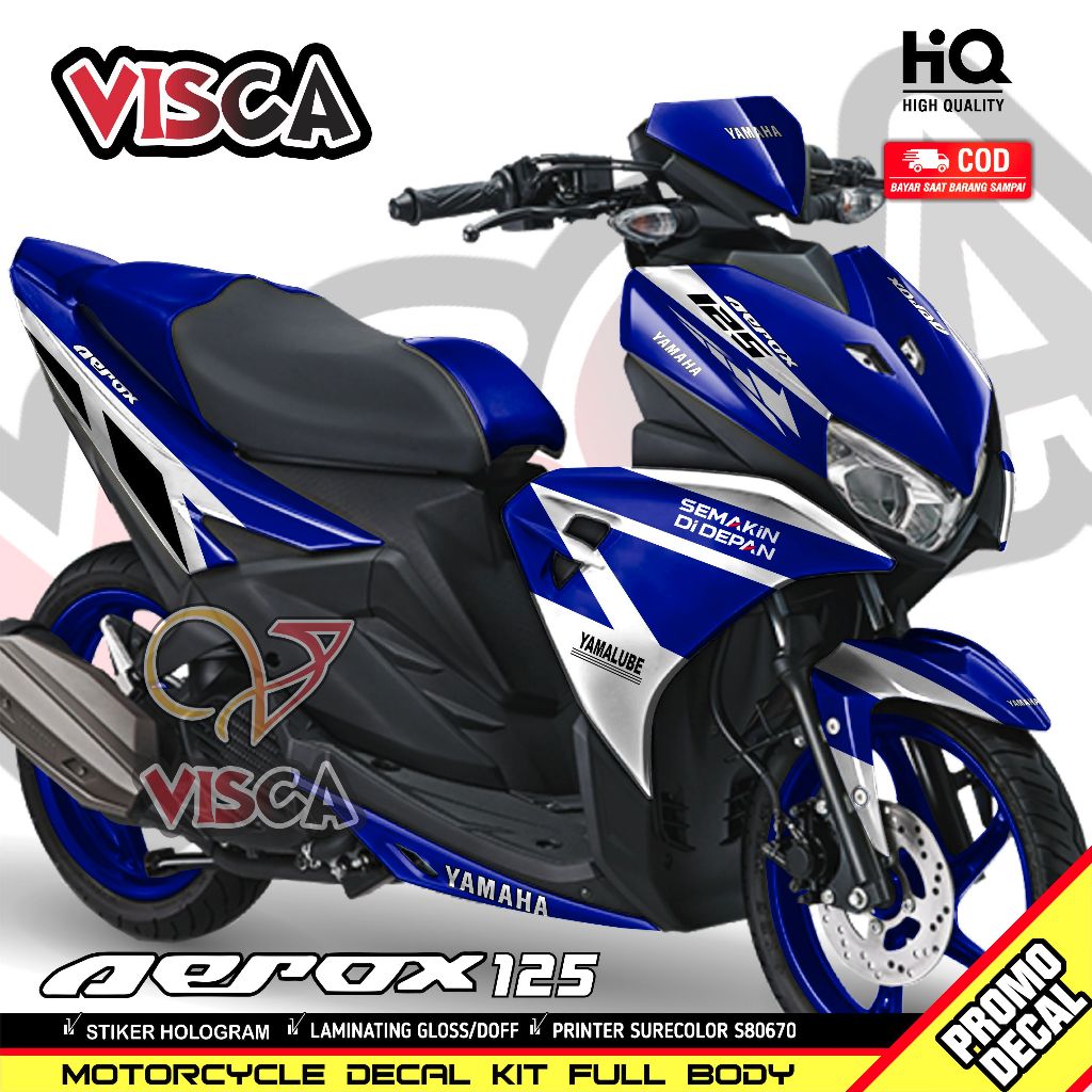Decal Aerox 125 Full Body Stiker Aerox 125 Full Body Stiker Motor Aerox 125 Full Body YM