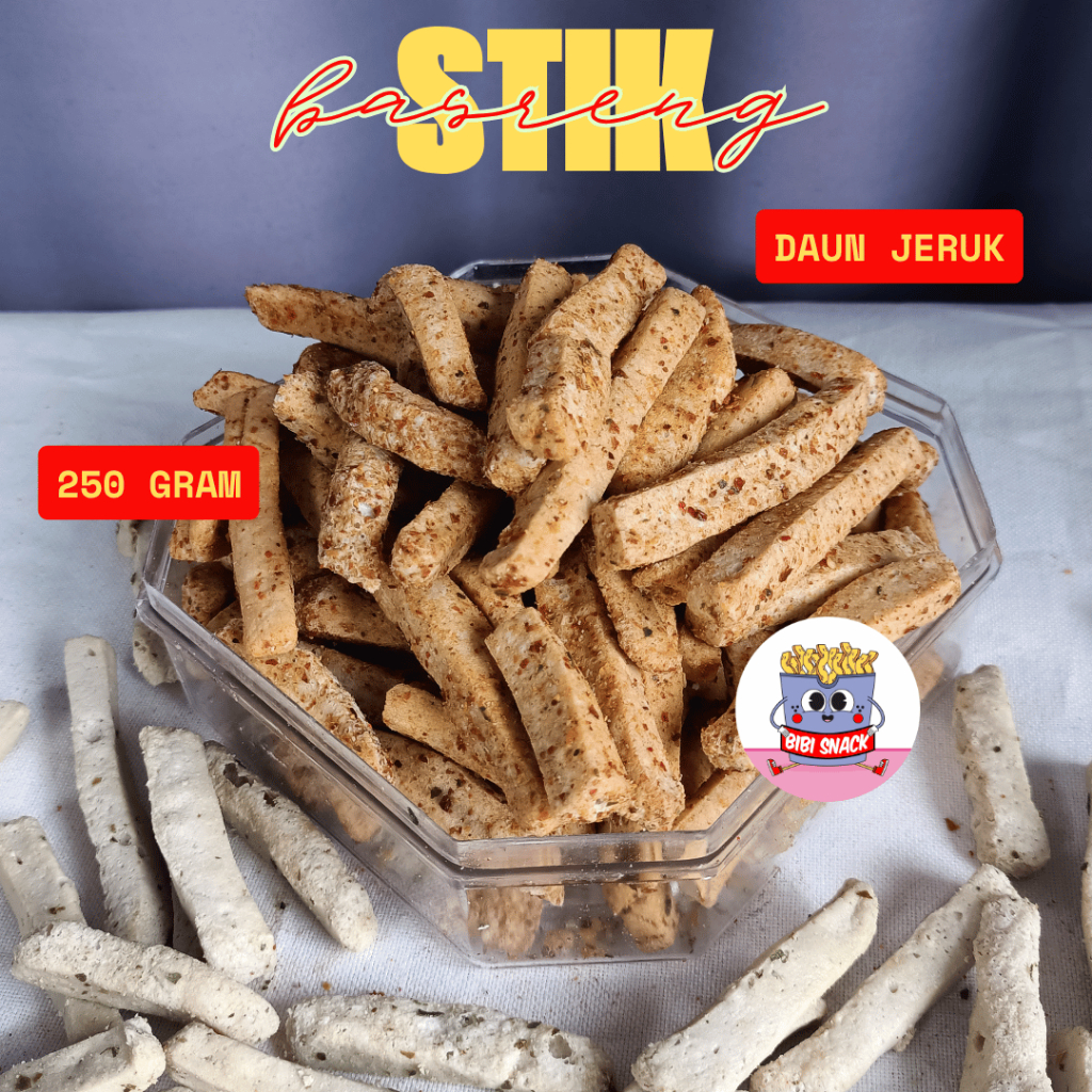 

Bibi Snack - Basreng Stik Pedas Daun Jeruk 250gr