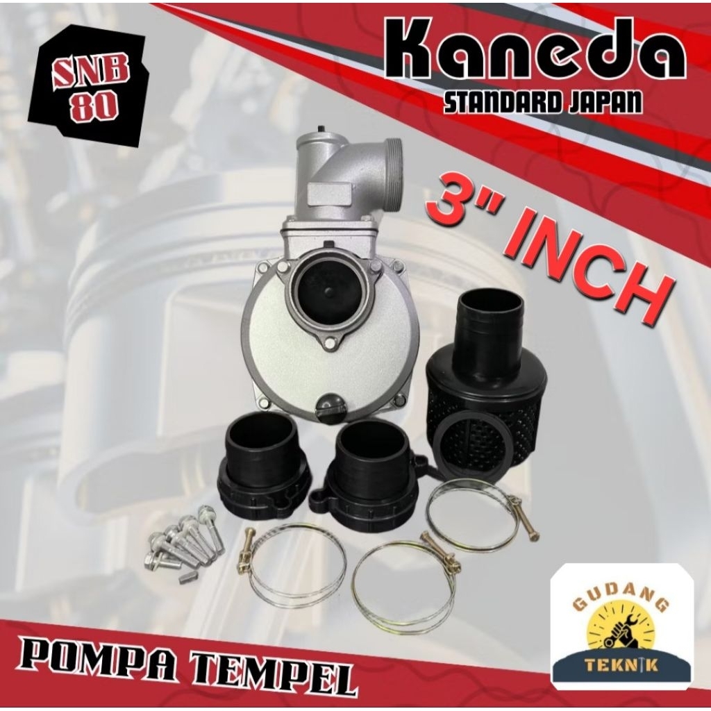 Bodi Pompa Air KANEDA SNB80 / Water Pump Body 3" SNB-80 / Body Water Pump 3in SNB 80
