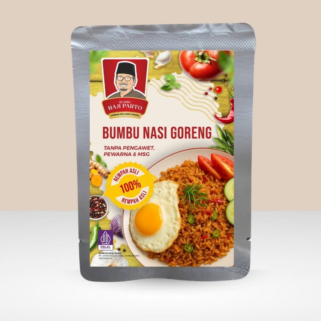 

Ygshop17 Bumbu Nasi Goreng Haji Parto 40 Gram - Tanpa Msg & Tanpa Pengawet