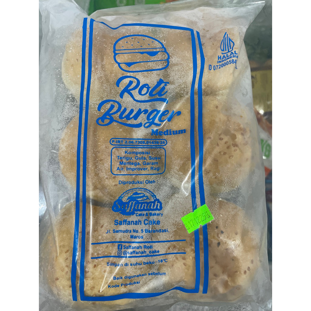 

Saffanah Roti Burger Wijen Medium isi 6