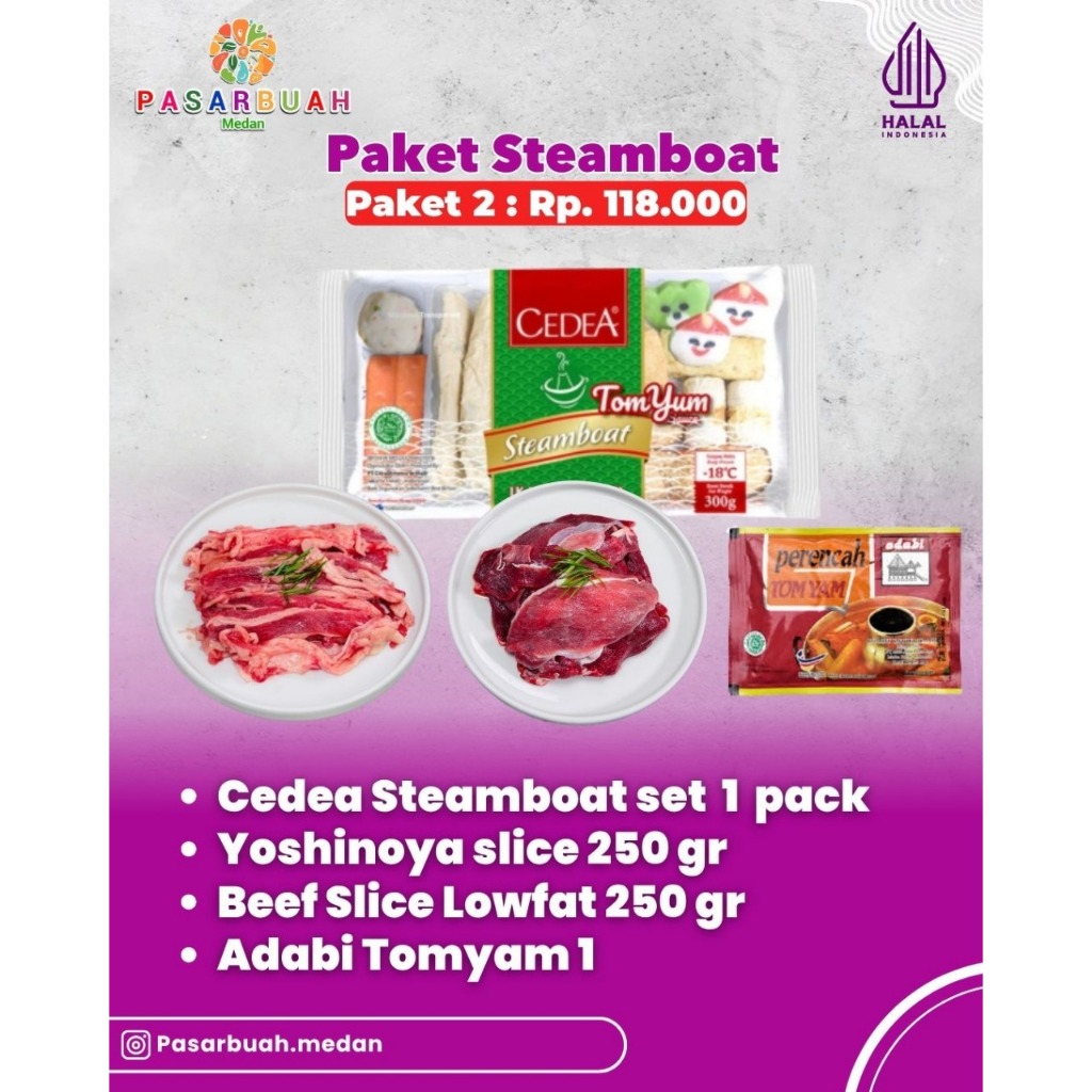 

PAKET STEAMBOAT - PASAR BUAH