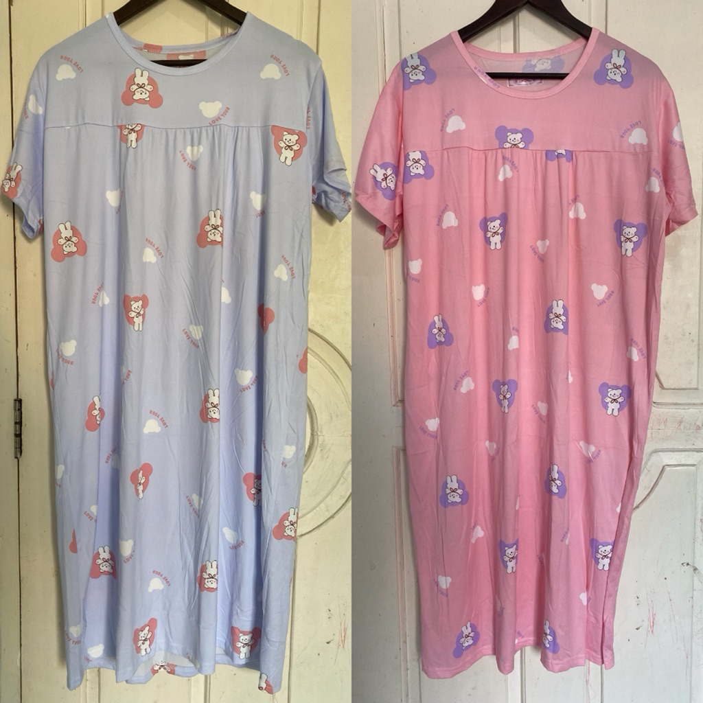 LEISURE WEAR Daster Bahan Spandek Korea