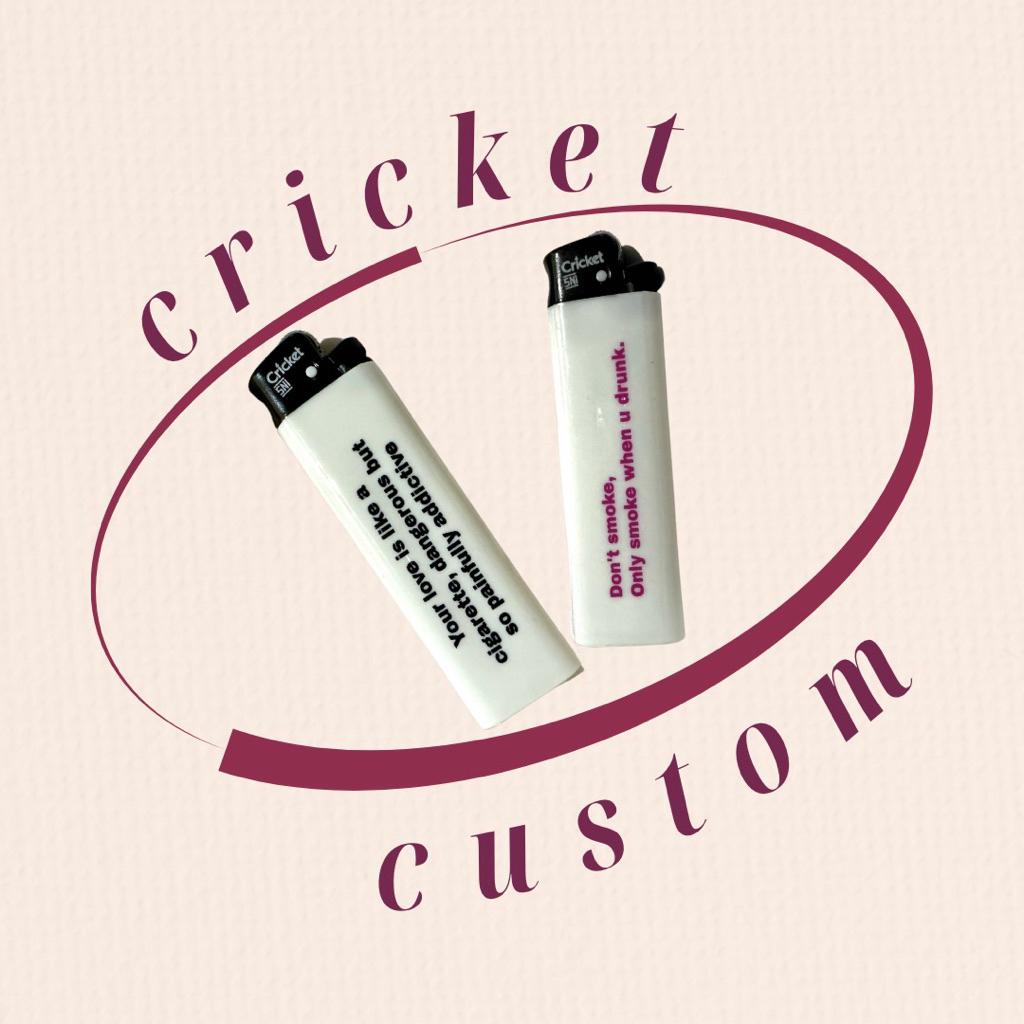 [FREE DESIGN] CUSTOM LIGHTER KOREK CRIKET