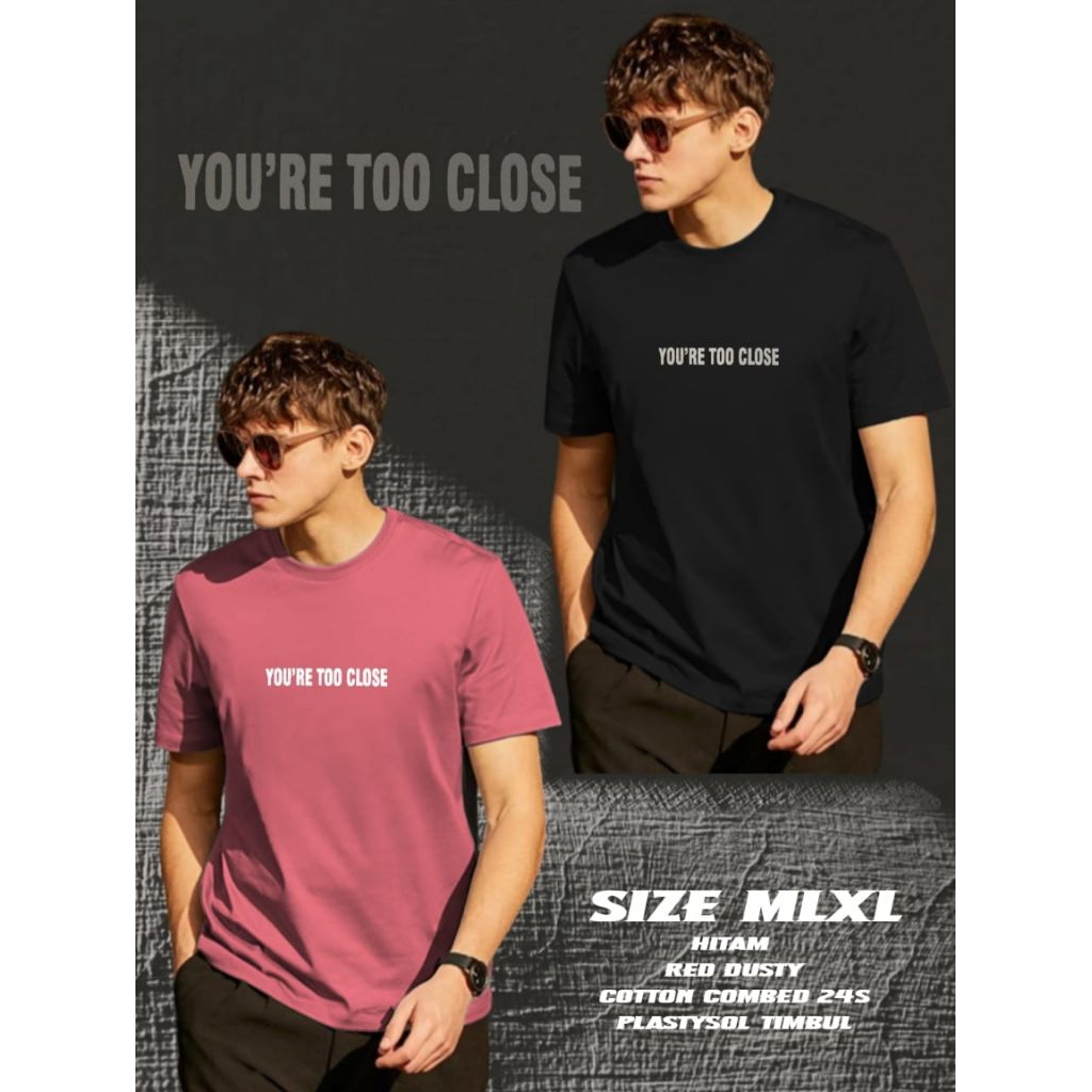 baju kaos distro pria dewasa investors | cotton combeds 24s (1pc)