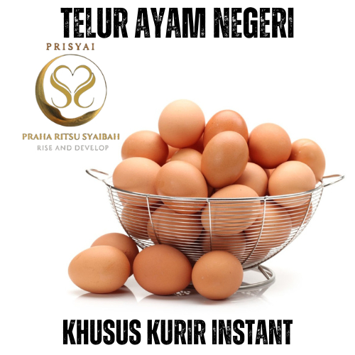 

Telor Ayam Negeri 1kg (Khusus Instant/sameday) / Telur Ayam