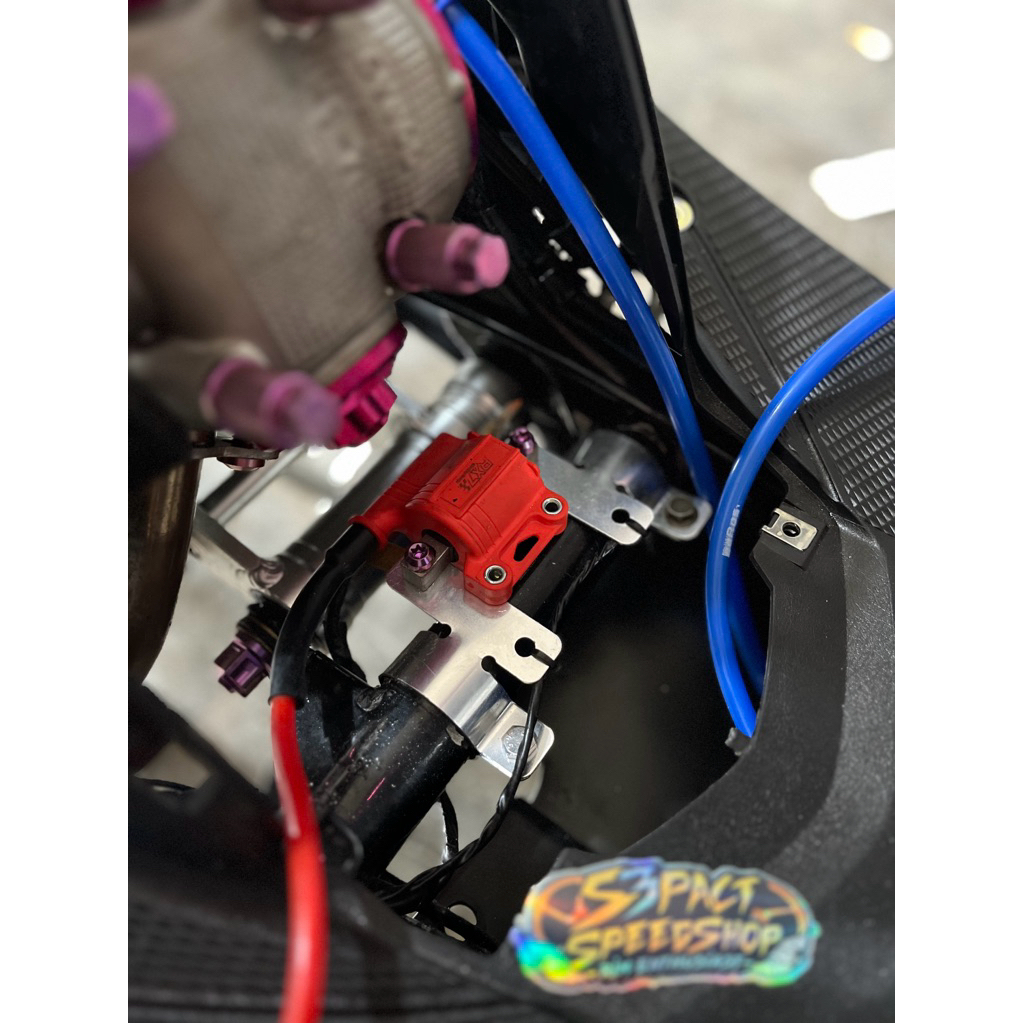 BRACKET KOIL BAWAH MOTOR MIO SPORTY SMILE