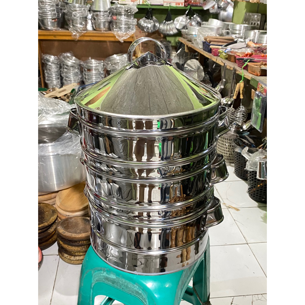 klakat /kukusan dimsum susun 3 bulat