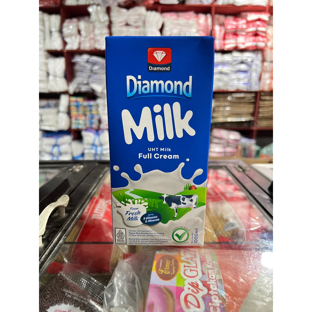 

DIAMOND susu full cream 1L / susu putih / campuran kopi / uht milk