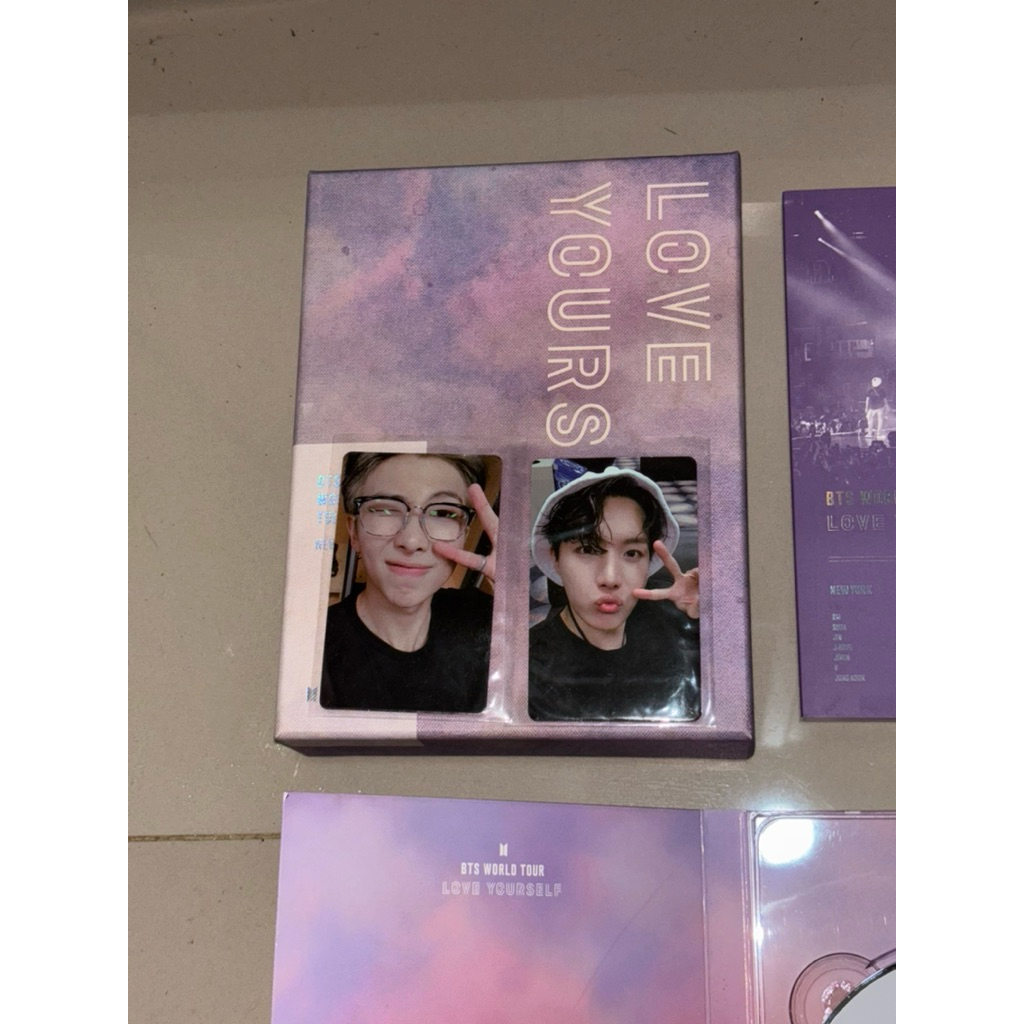 DVD BTS LOVE YOURSELF NEW YORK FULLSET- RM - J-HOPE