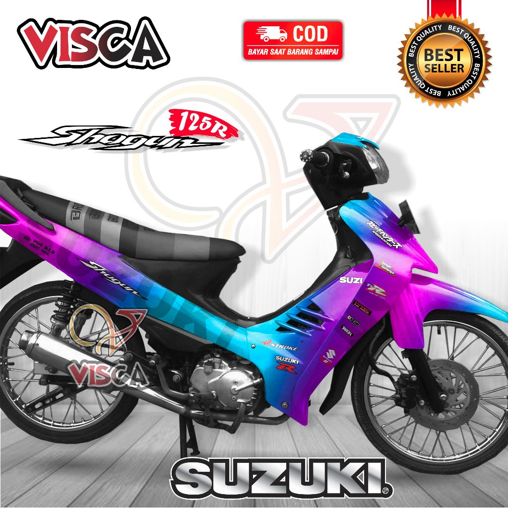 Decal Shogun 125 R Full Body Stiker Shogun 125 R Full Body Striping Shogun 125 R Full Body Bunglon