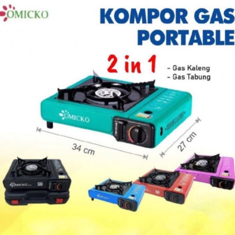 KODE J38T Kompor Portable Kompor Gas Kaleng Portable Gas Stove Kemping Camping