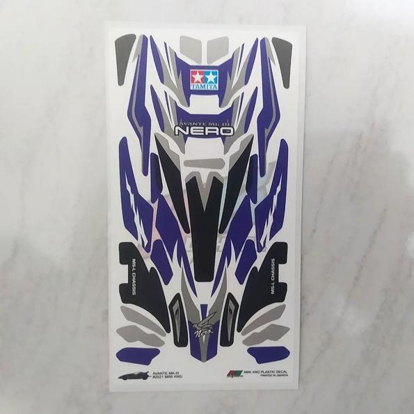 Stiker Avante Mk-III - Nero - Body Ungu - Vinnyl