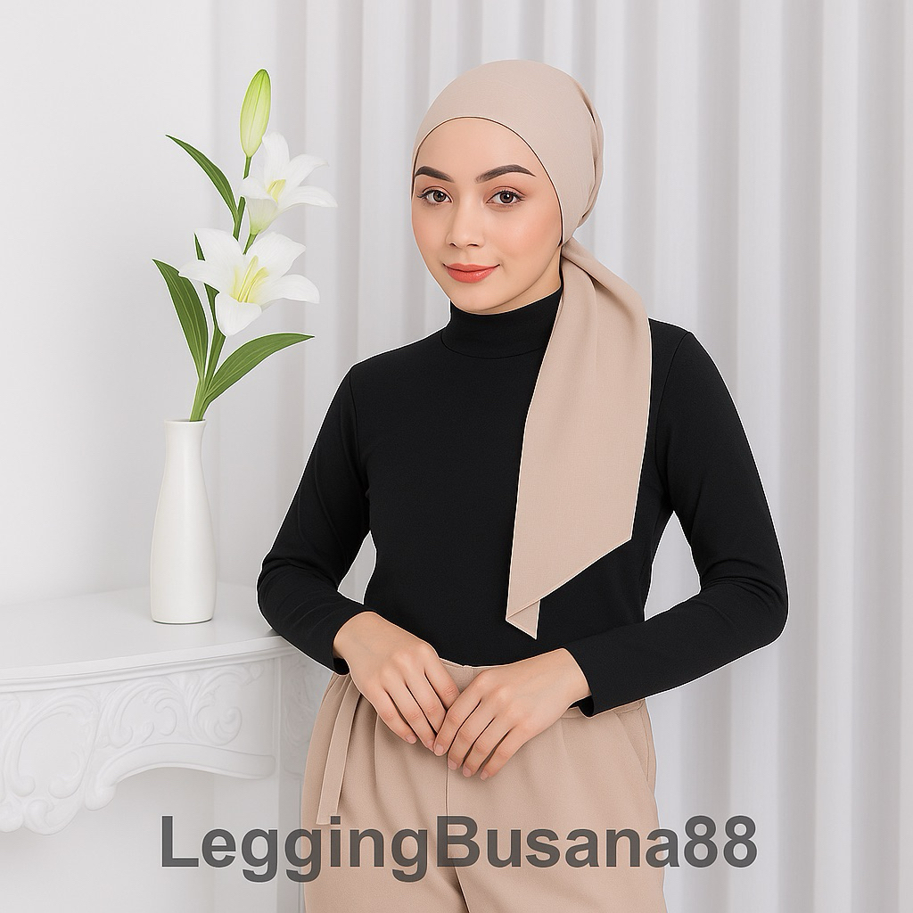 Manset Wanita /Manset Wanita Kaos Spandek adem/inner Muslimah/Manset Rayon bahan adem