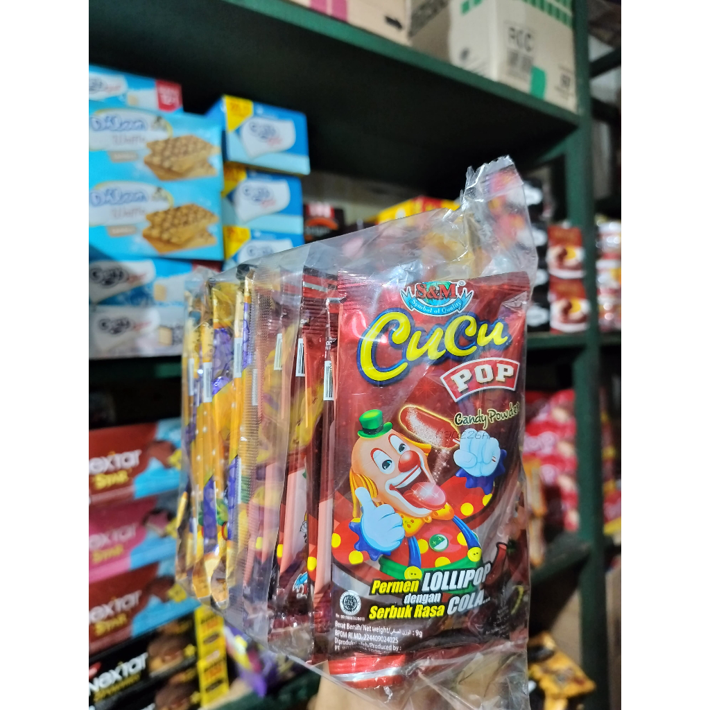 

Permen Cucu Pop Candy Powder ( 1 Bungkus isi 20 Pcs ) / Cucu Pop