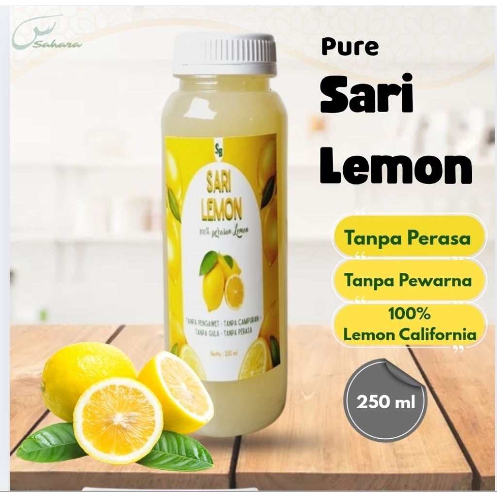 

Sari Lemon 250 ml Perasan Lemon California Murni