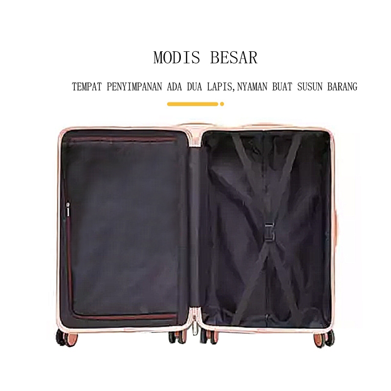 TERLARIS KOPER MODIS BESAR ABS+PC KABIN BAGASI 20INCH 22"24" TAS KOPER BESAR RODA 4 KOPER MINI