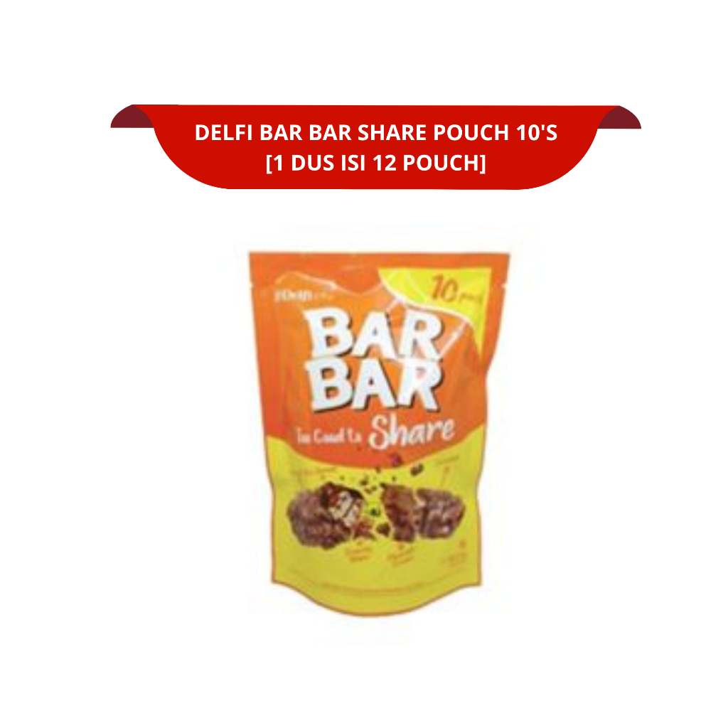 

[1 DUS ISI 12] DELFI CHOCOLATE WAFER BAR BAR SHARE 10'S PCH 80g