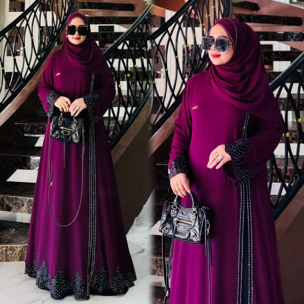 READY GAMIS ABAYA ARAFAH set hijab PASMINA