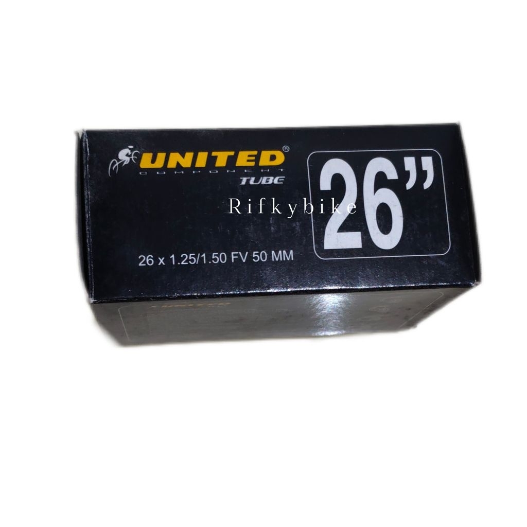 Ban Dalam Sepeda United 26" 26x1.25/1.50 fv50 mm