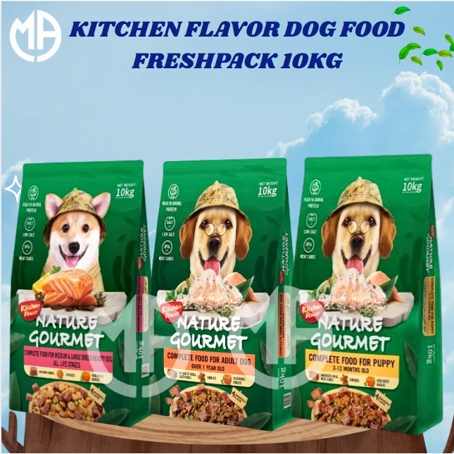 KITCHEN FLAVOUR NATURE GOURMET DOG FOOD FRESHPACK 10KG - Makanan Anjing 10Kg