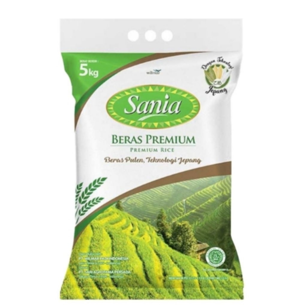 

Sania Beras Premium Pulen Khas Jepang kemasan 5 kg