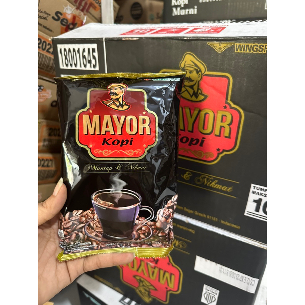 

KOPI MAYOR 120gr Kopi Hitam Tanpa gula