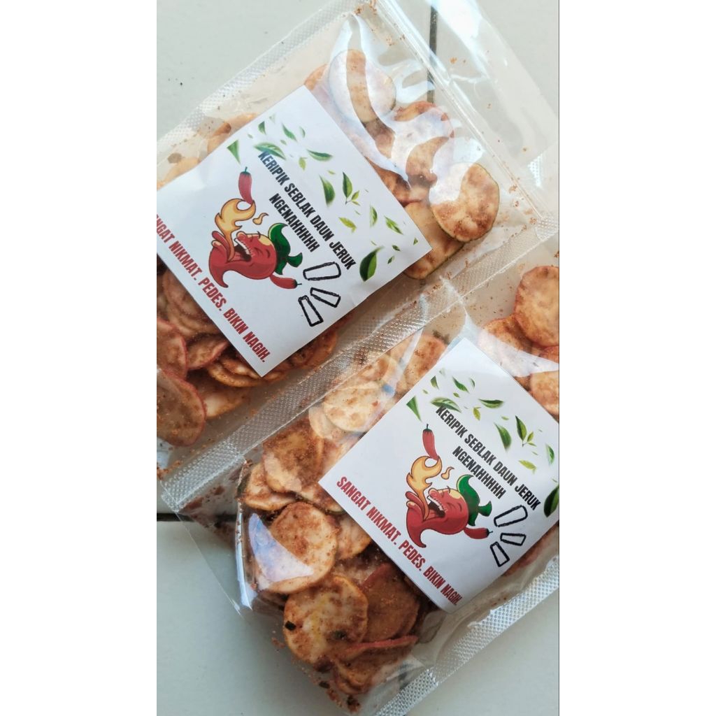

keripik seblak daun jeruk