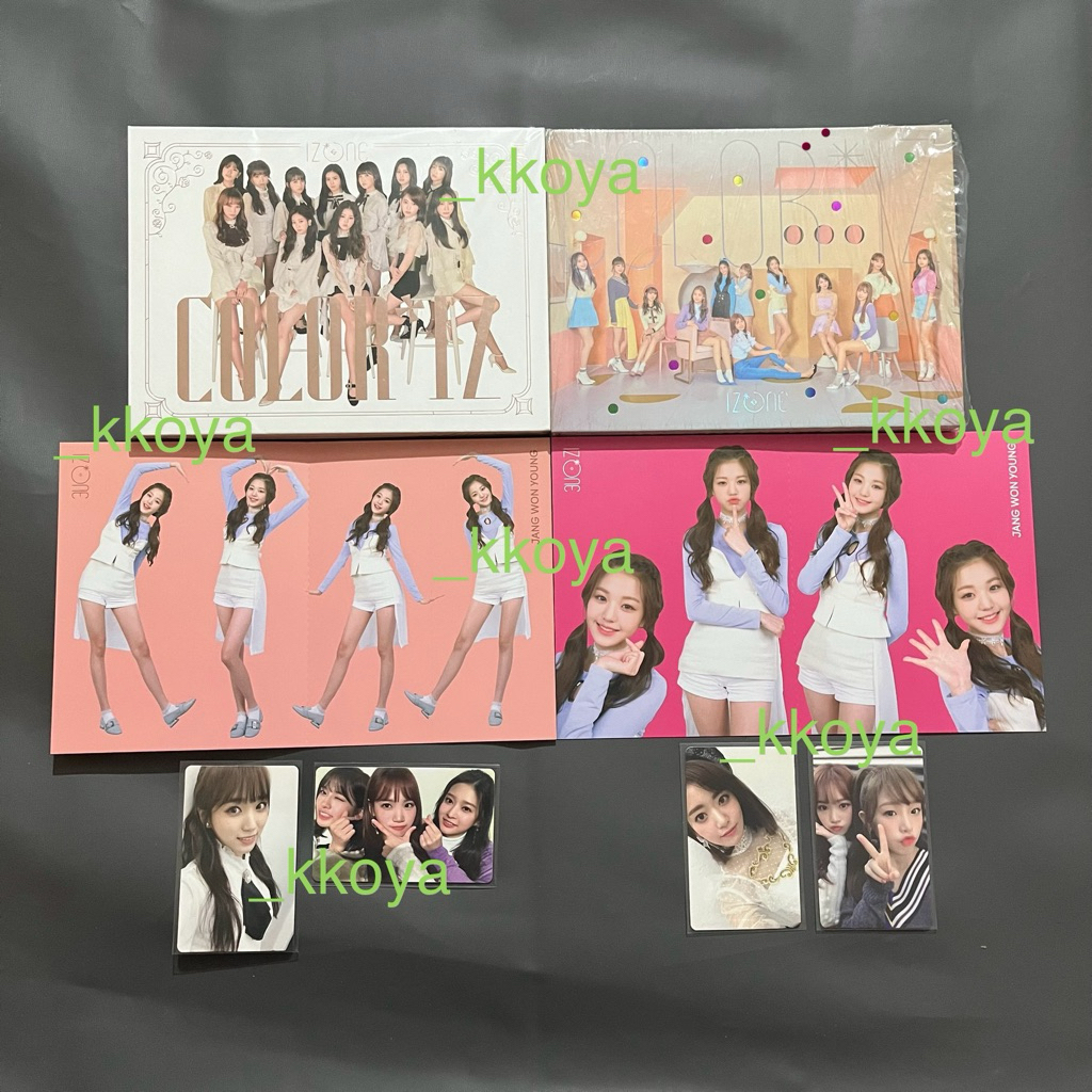 take all official album iz*one color*iz izone coloriz photocard wonyoung yujin sakura chaewon minju 
