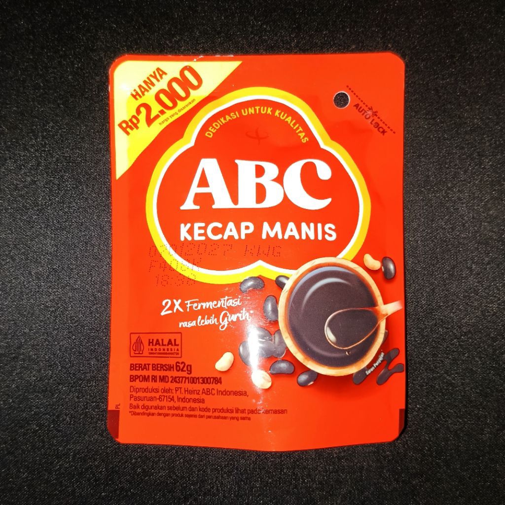 

Kecap Manis ABC 62gr