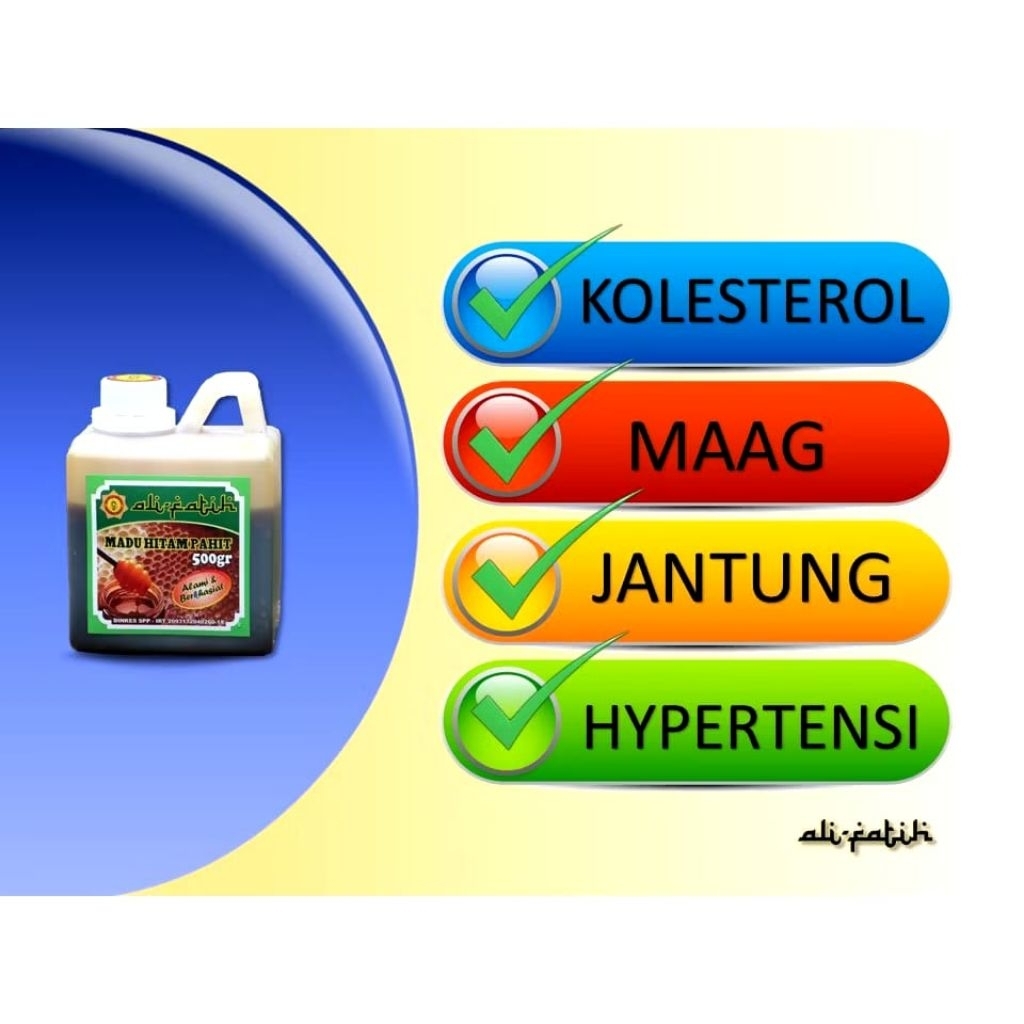 

Madu Hitam Pahit | Murni Stamina Pria Original Diabetes Asli Honey Ali Fatih
