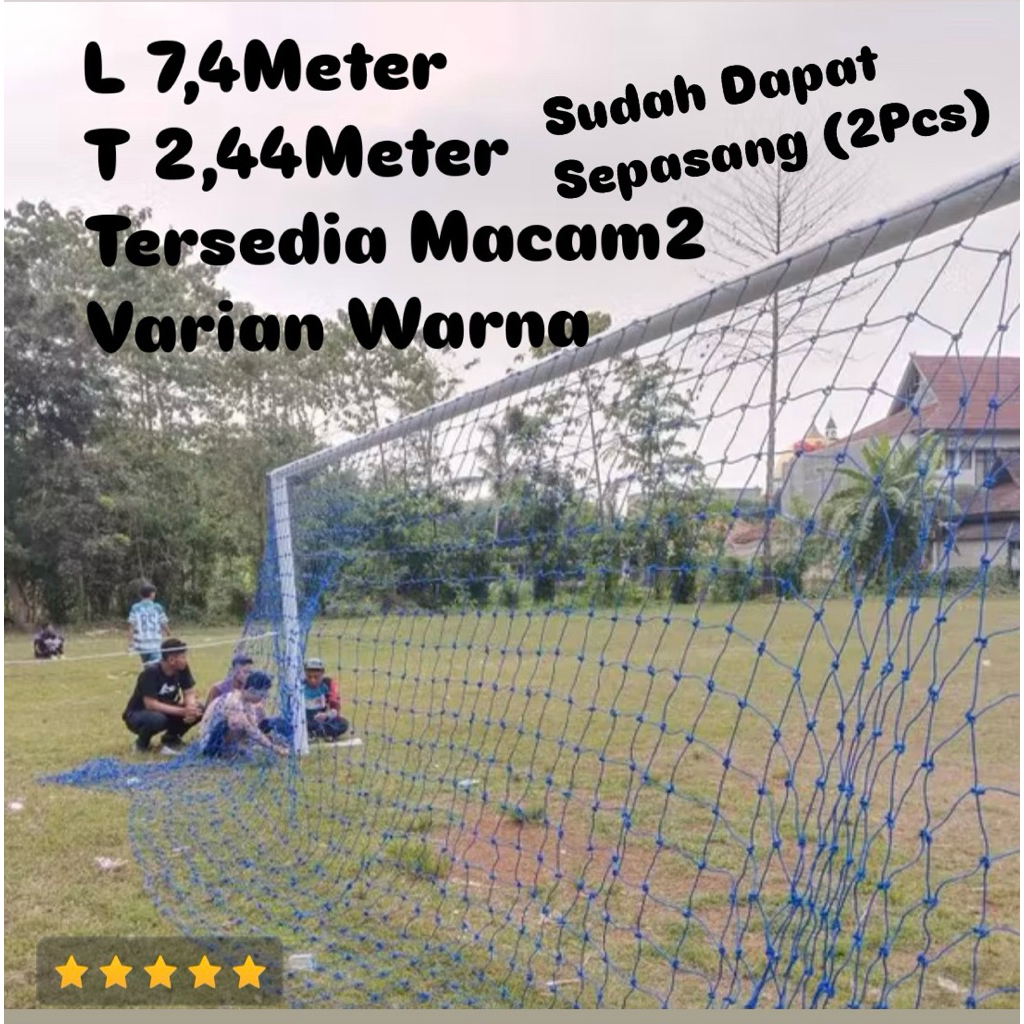 OSU JARING GAWANG SEPAKBOLA GTO ISI 2 PCS TALI 3-5MM