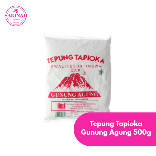 

Tepung Tapioka Gunung Agung 500 Gram
