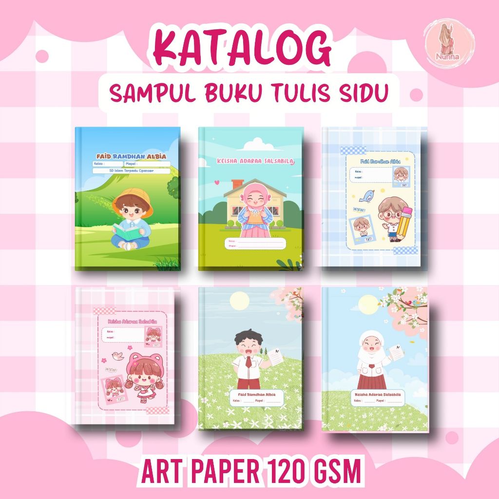 

Sampul Buku Tulis Custom Nama Gemes. Samarinda