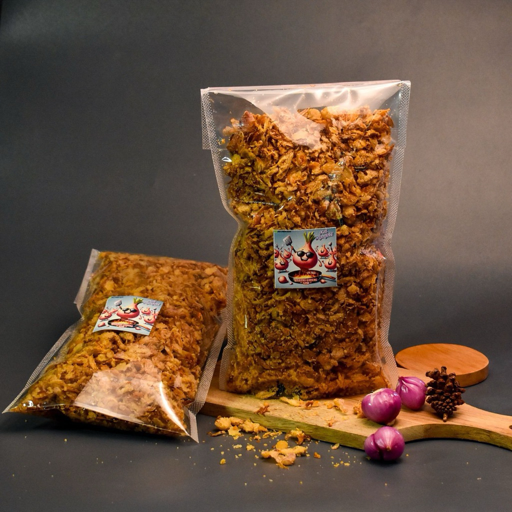 

PAKET 4 PCS BAWANG GORENG || GRADE B || 1 PCS BERAT BERSIH 150 GRAM